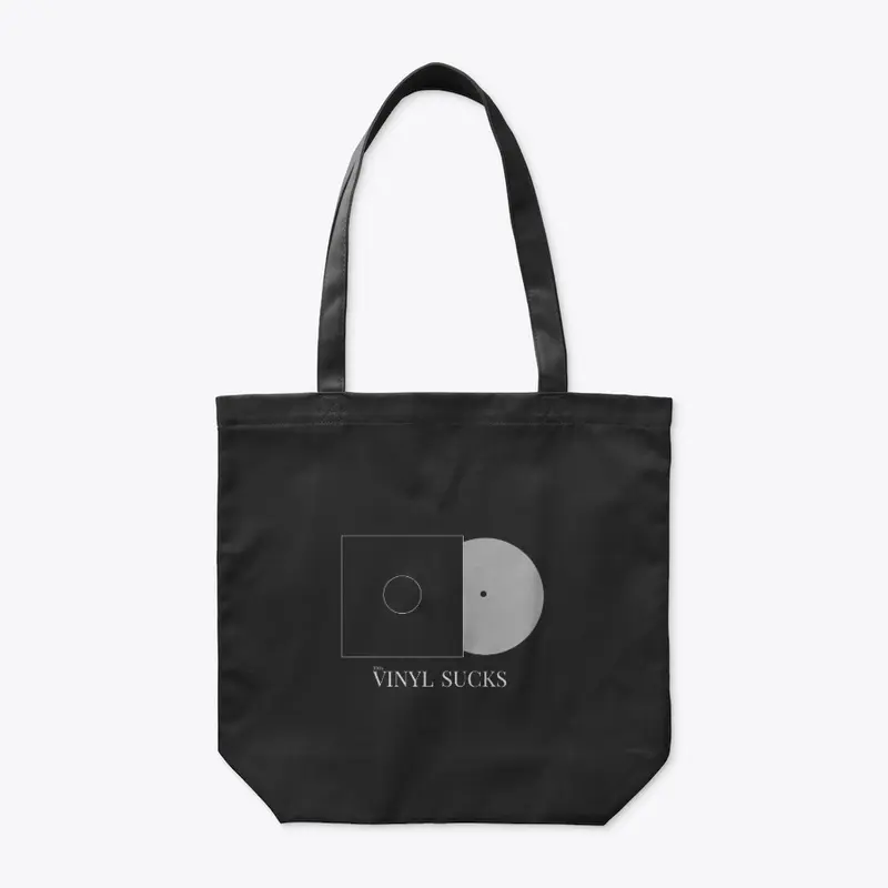 180g Vinyl Sucks Tote (Black)